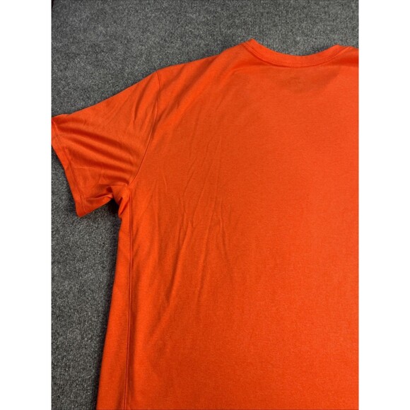 Nike Shirt Men's 2XL Orange Swoosh Dri-Fit Lightweight Athletic Active Gym XXL - Picture 15 of 16